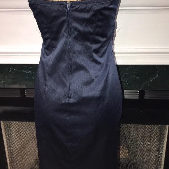 NWT Navy Blue Strapless Cocktail Dress💙⚓️💙 - Picture 4 of 6
